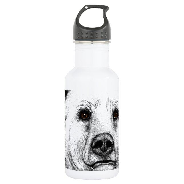 Botella De Agua Oso grizzly (Anverso)