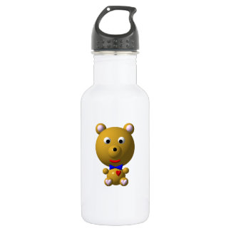 Botella De Agua Oso Lindo con Corbatín