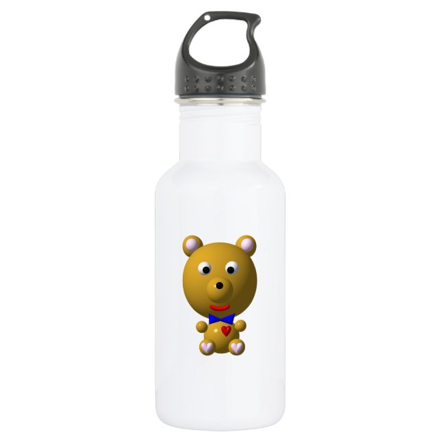 Botella De Agua Oso Lindo con Corbatín (Anverso)