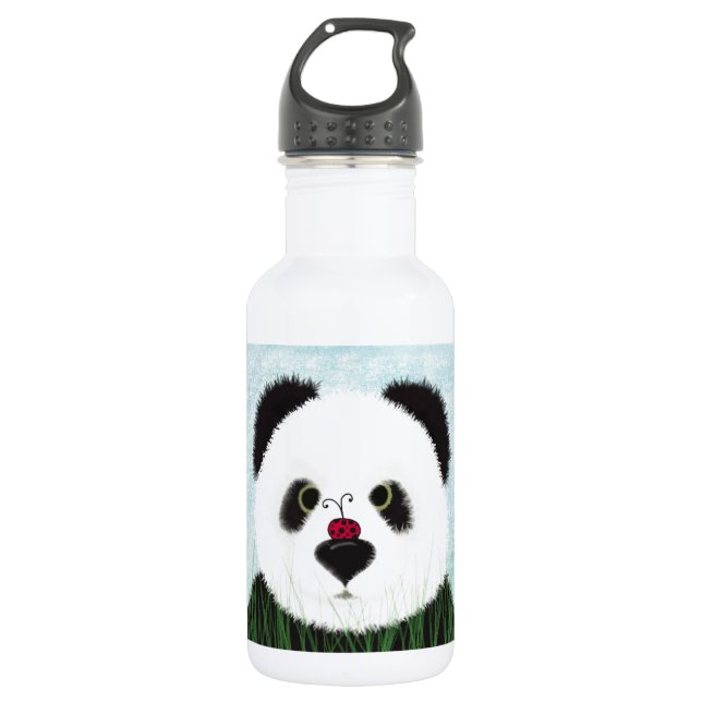 Botella De Agua Oso Panda Adorable (Anverso)