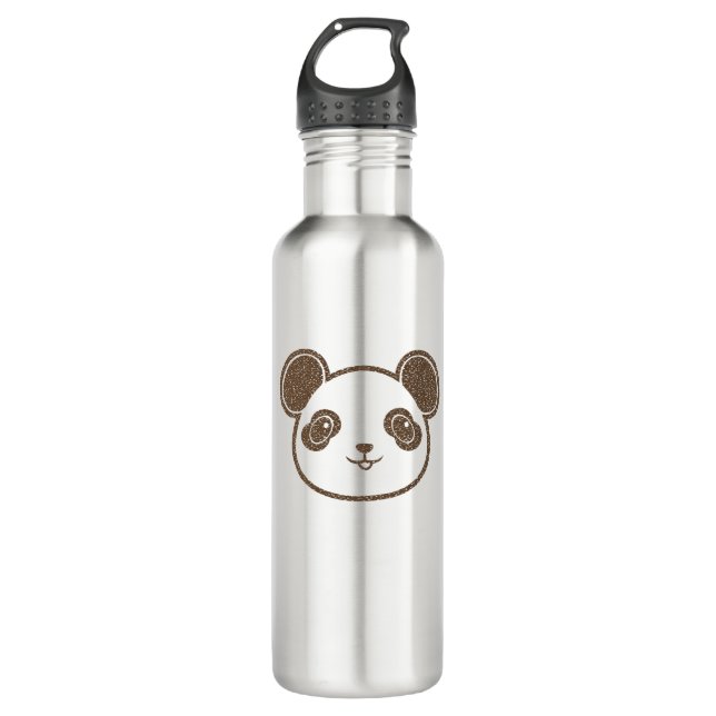 Botella De Agua Oso Panda angustiado (Anverso)