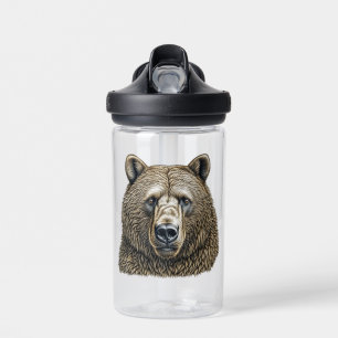 Botella De Agua Oso Pardo Grande Personalizado
