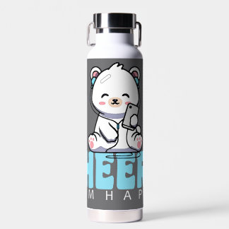 Botella De Agua Oso Polar Feliz