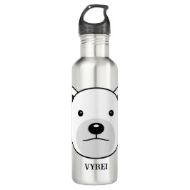 Botella De Agua Oso polar Personalizado lindo