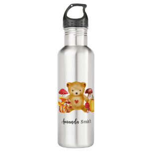 Botella De Agua Oso Teddy Otoño y Marzo Maravilla de otoño