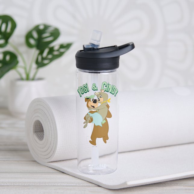 Botella De Agua Oso Yogi Cargando Cindy Bear (Yoga)