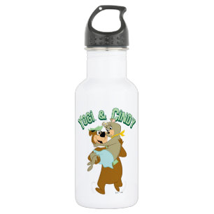 Botella De Agua Oso Yogi Cargando Cindy Bear