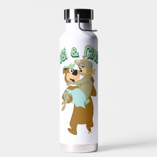 Botella De Agua Oso Yogi Cargando Cindy Bear