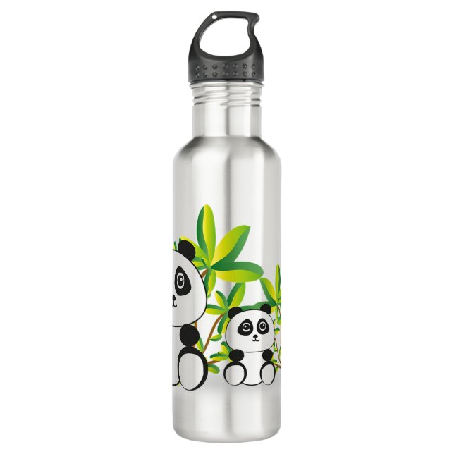 Botella De Agua Osos de panda (Anverso)