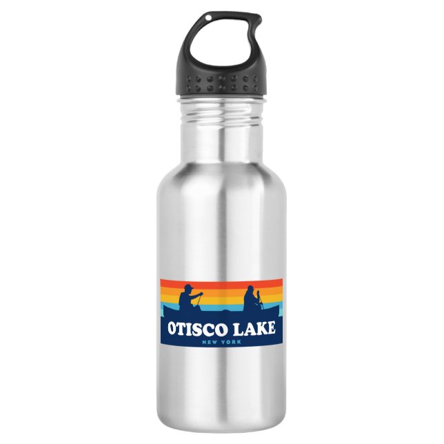 Botella De Agua Otisco Lake New York Canoe (Anverso)