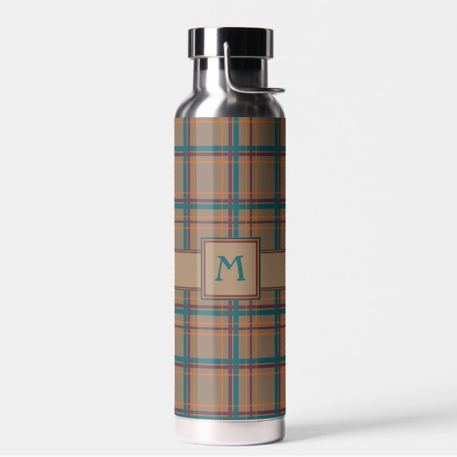 Botella De Agua Otoño Moda Plaid (Izquierdo)