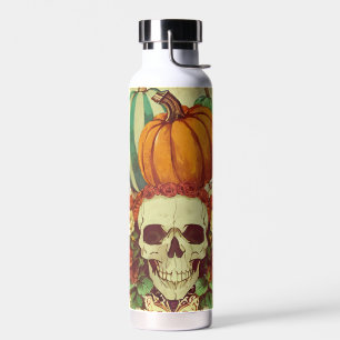 Botella De Agua Otoño/otoño/Halloween/calabaza/esqueleto