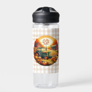 Botella De Agua Otoño rústico/vintage en la granja