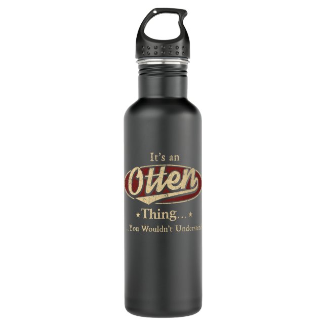 Botella De Agua OTTEN Name Water Bottle Thing Gift (Anverso)