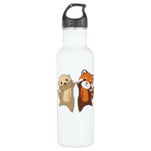 Botella De Agua Otter Red Panda Sweet Animals Para Niños