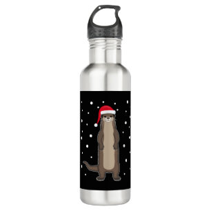 Botella De Agua Otter Sea Otter Navidades Animales Gift Idea