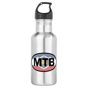 Botella De Agua Oval de ciclismo de montaña Utah Flag