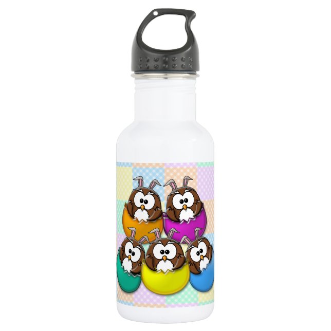 Botella De Agua Oveja de Pascua - arcoiris (Anverso)