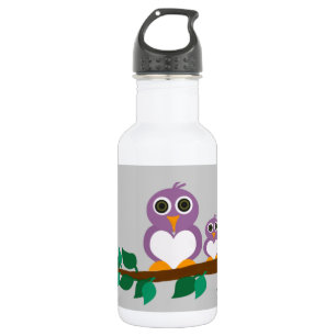 Botella De Agua Oveja y bebé en el árbol