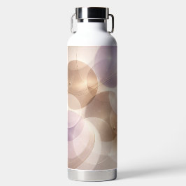 Botella De Agua Overlapping translucent circles AI art 