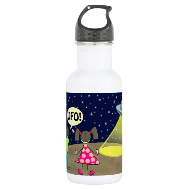 BOTELLA DE AGUA OVNI (Anverso)