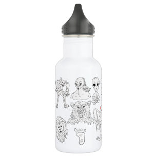 Botella De Agua OVNI, Alien, Bigfoot, Mothman, Dogman, Cryptids