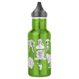 Botella De Agua OVNI, Alien, Bigfoot, Mothman, Dogman, Cryptids