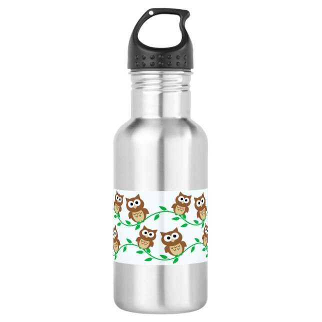 Botella De Agua Owls Owls Owls (Anverso)