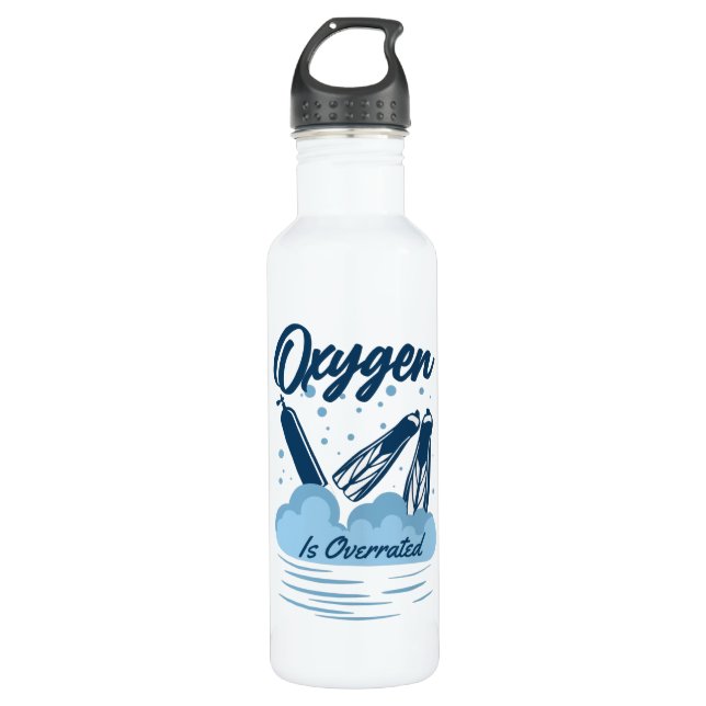 Botella De Agua Oxygen is Overrated - For Swimmers (Anverso)