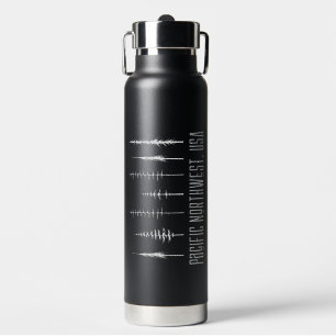 Botella De Agua Pacífico oscuro noroeste