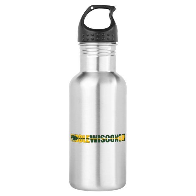 Botella De Agua Paddle Wisconsin Kayaking (Anverso)
