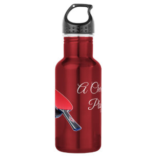 Botella De Agua Paddles de tenis de mesa personalizados 18 oz