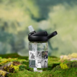 Botella De Agua Padre con hijos y padre familiar 6 Collage de foto<br><div class="desc">Padre con hijos y papá de familia 6 botella de agua de Collage de fotos. Collage de 6 fotos, el nombre del padre con un dulce mensaje en un moderno guión negro y nombres de niños que superponen las fotos. Añade tus 6 fotos familiares favoritas. Boca dulce y un regalo...</div>