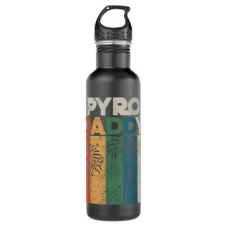 Botella De Agua Padre pirotécnico de Mens Retro Pyro Daddy Firewo