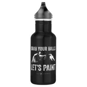 Botella De Agua Paintball nos dejó pintar