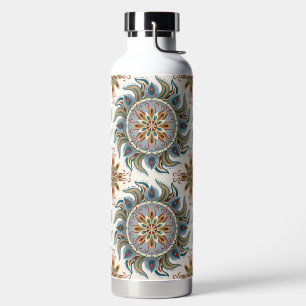 Botella De Agua Painterly Boho Mandala