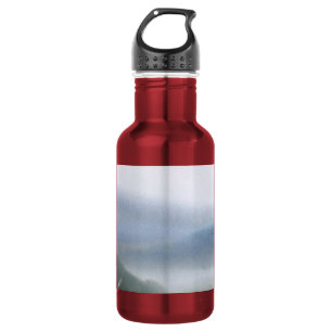 Botella De Agua Paisaje brumoso de la montaña del Himalaya