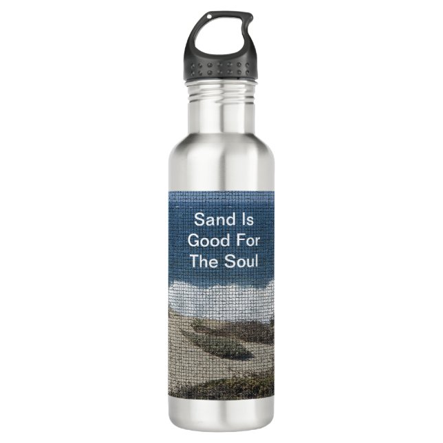 Botella De Agua Paisaje costero Beach Lover Océano Beachcomber (Anverso)