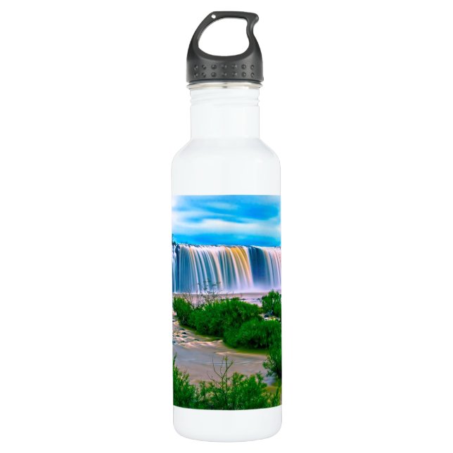 Botella De Agua Paisaje de Cascada Dreamy (Anverso)