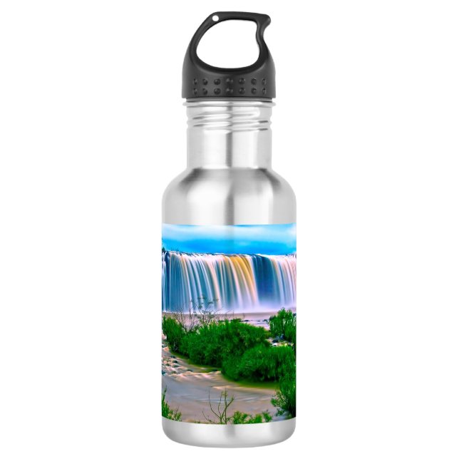 Botella De Agua Paisaje de Cascada Dreamy (Anverso)