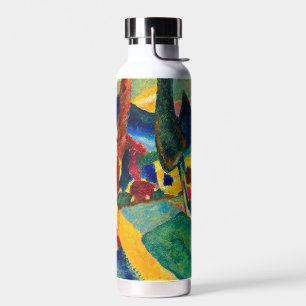 Botella De Agua Paisaje de Kandinsky con dos álamos