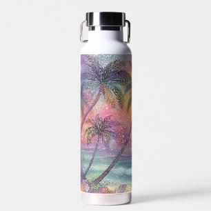 Botella De Agua Paisaje de playa tropical soñador