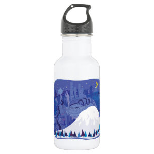 Botella De Agua Paisaje de Seattle con el Monte Rainier