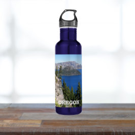 Botella De Agua Paisaje del Parque Nacional Crater Lake