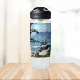 Botella De Agua Paisaje marino escénico de la costa de Oregón