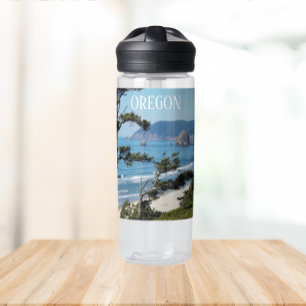Botella De Agua Paisaje marino escénico de la costa de Oregón