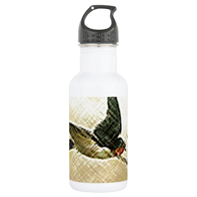 Botella De Agua Pájaros en Vuelo (Anverso)
