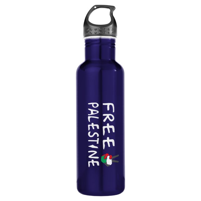 Botella De Agua Palestina Libre (Anverso)