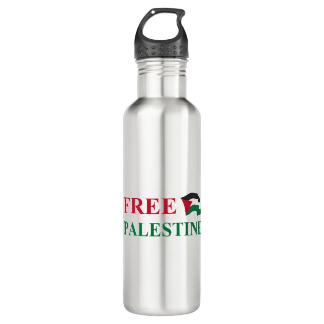 Botella De Agua palestina libre #2 (Anverso)