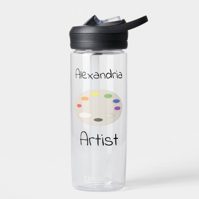 Botella De Agua Paleta de arte artístico personalizada (Izquierdo)